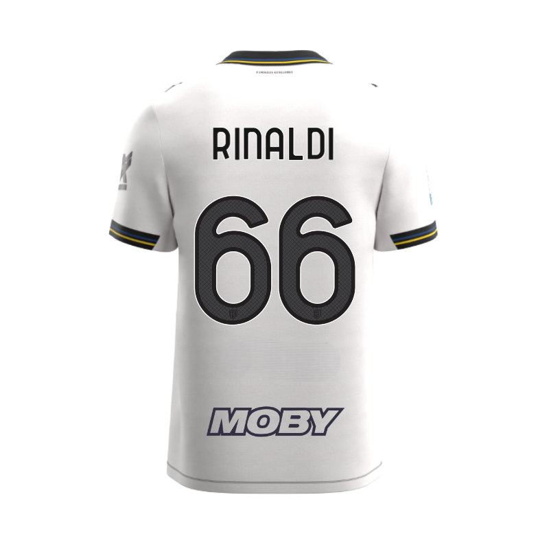 Maglia Junior Gara Parma Calcio Home 25/26 Rinaldi 66