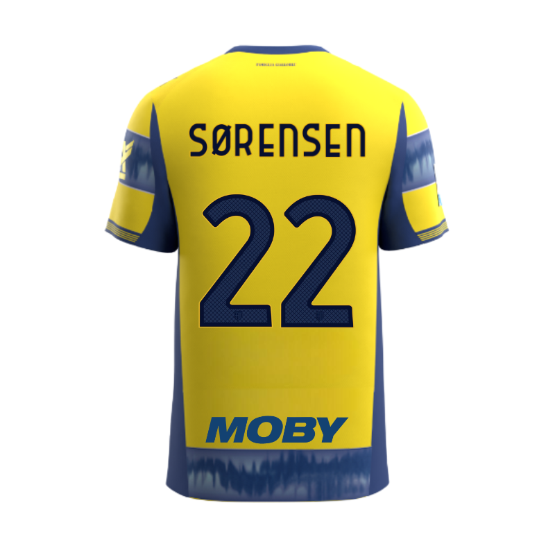 Maglia Junior Gara Parma Calcio Away 25/26 Sørensen 22