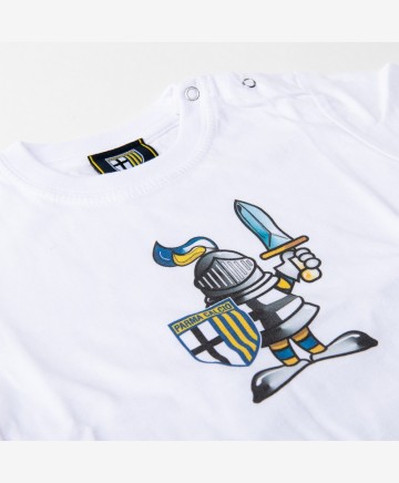 Parma Calcio T-Shirt Bianca Neonato