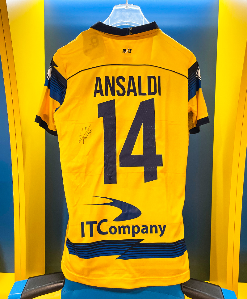 Parma Calcio Away Jersey Signed By Ansaldi 