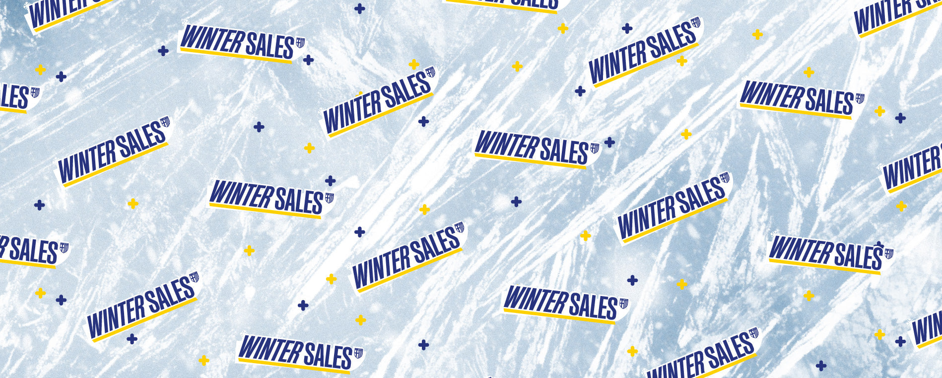 Grafica con texture winter sales Parma Calcio