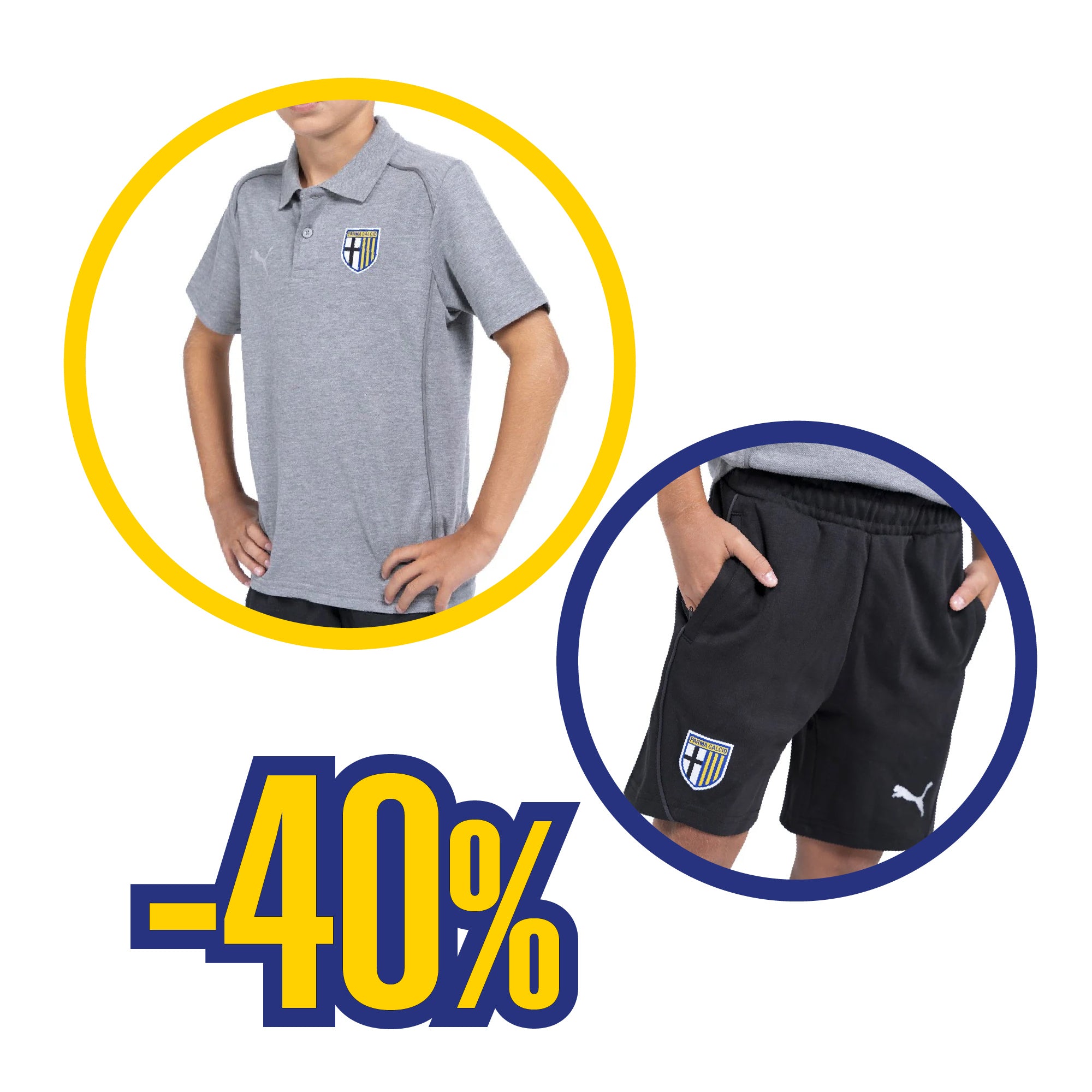 BUNDLE POLO CASUALS + BERMUDA CASUALS JUNIOR