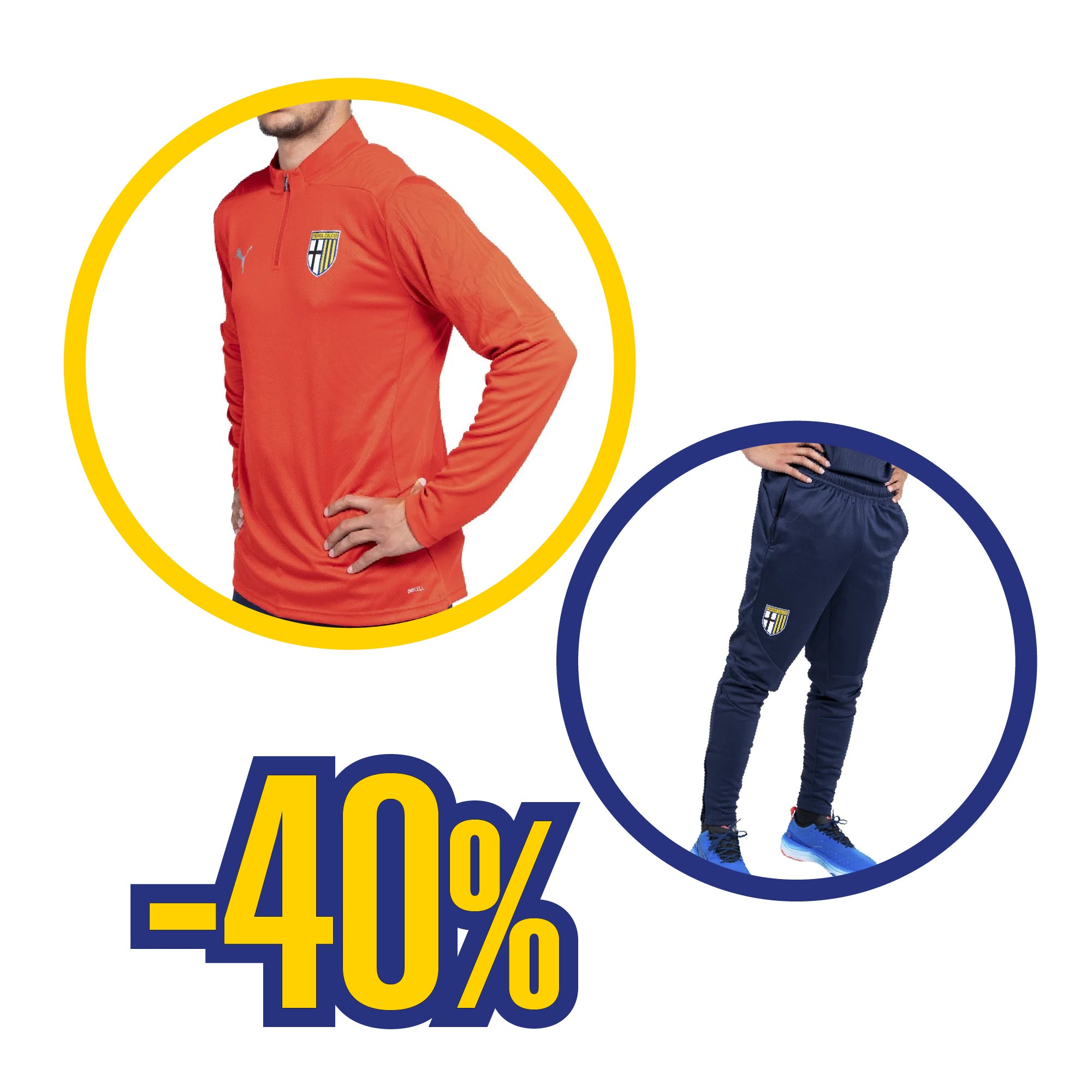 BUNDLE FELPA 1/4 ZIP TRAINING + PANTALONE LUNGO TRAINING