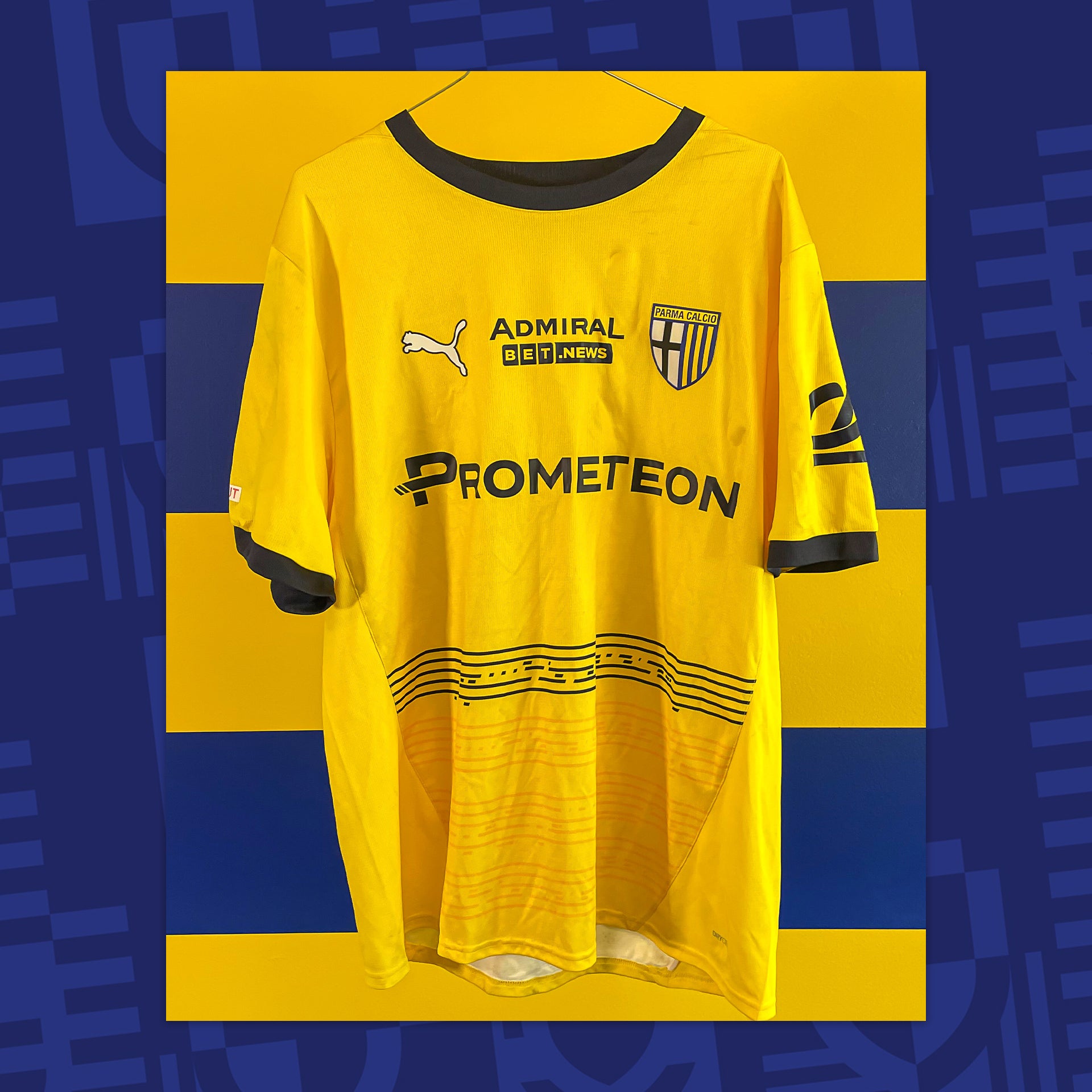 Match Worn by Valenti 5 Hellas Verona - Parma 31/03/2025