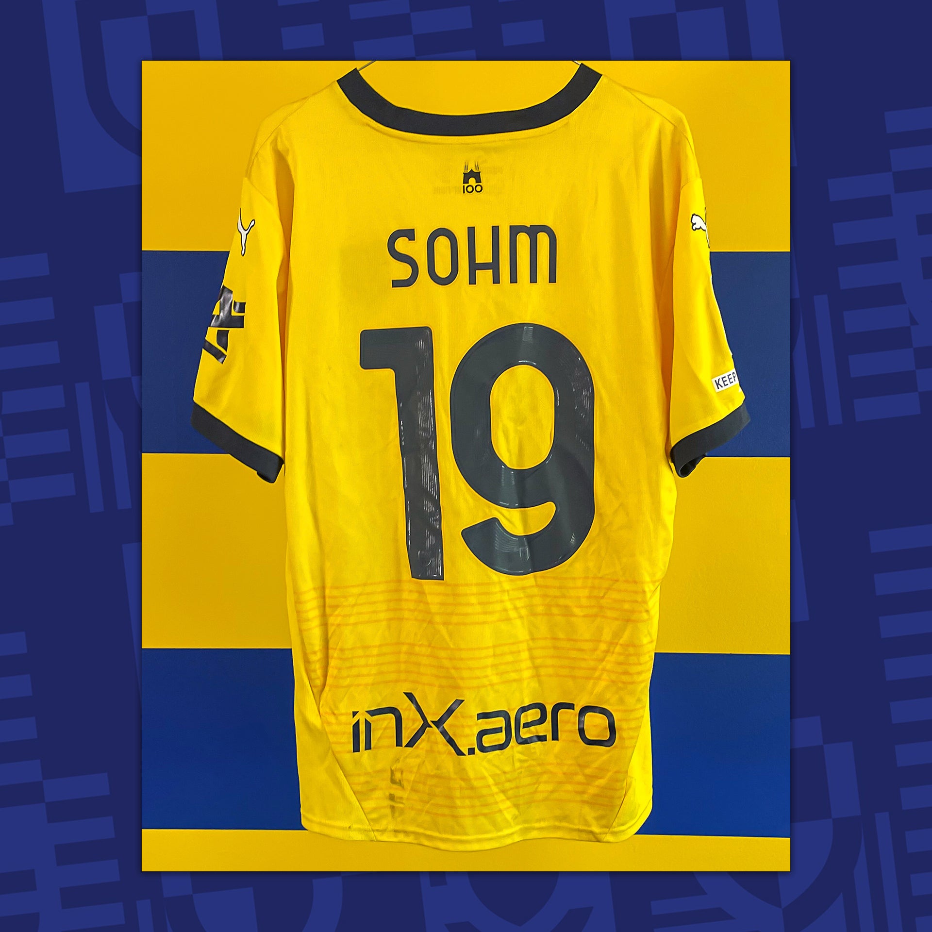 Match Worn by Sohm 19 Hellas Verona - Parma 31/03/2025