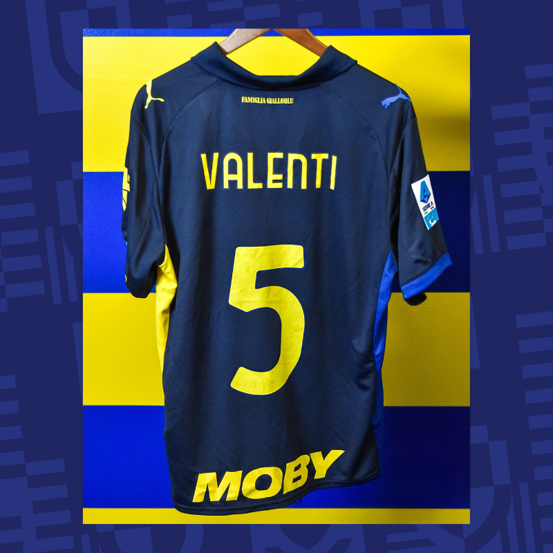 Match Worn by Valenti 5 Parma - Napoli 12/04/2026
