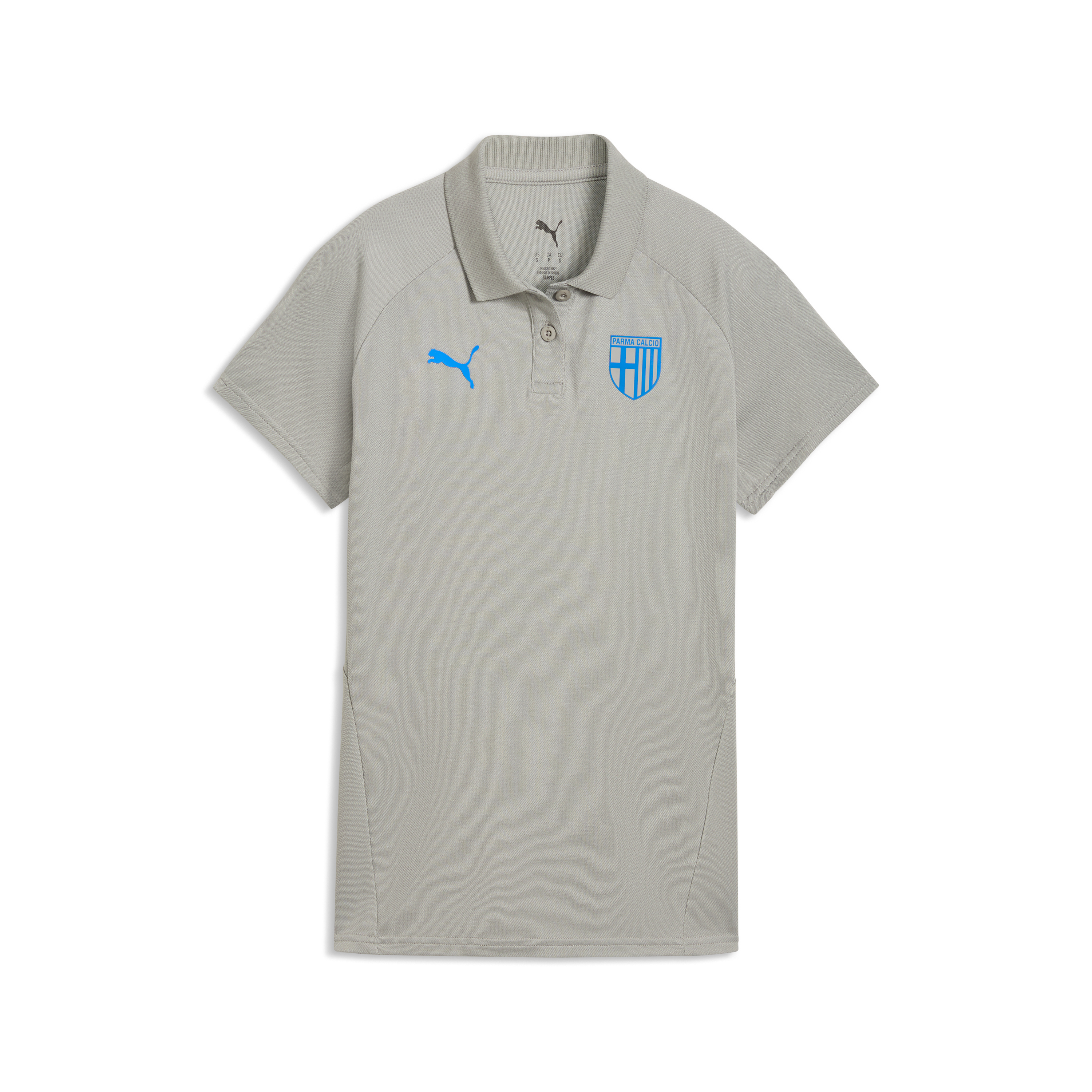 Polo Woman EvoStripe Smokey Gray-Ultra Blue - Parma Calcio