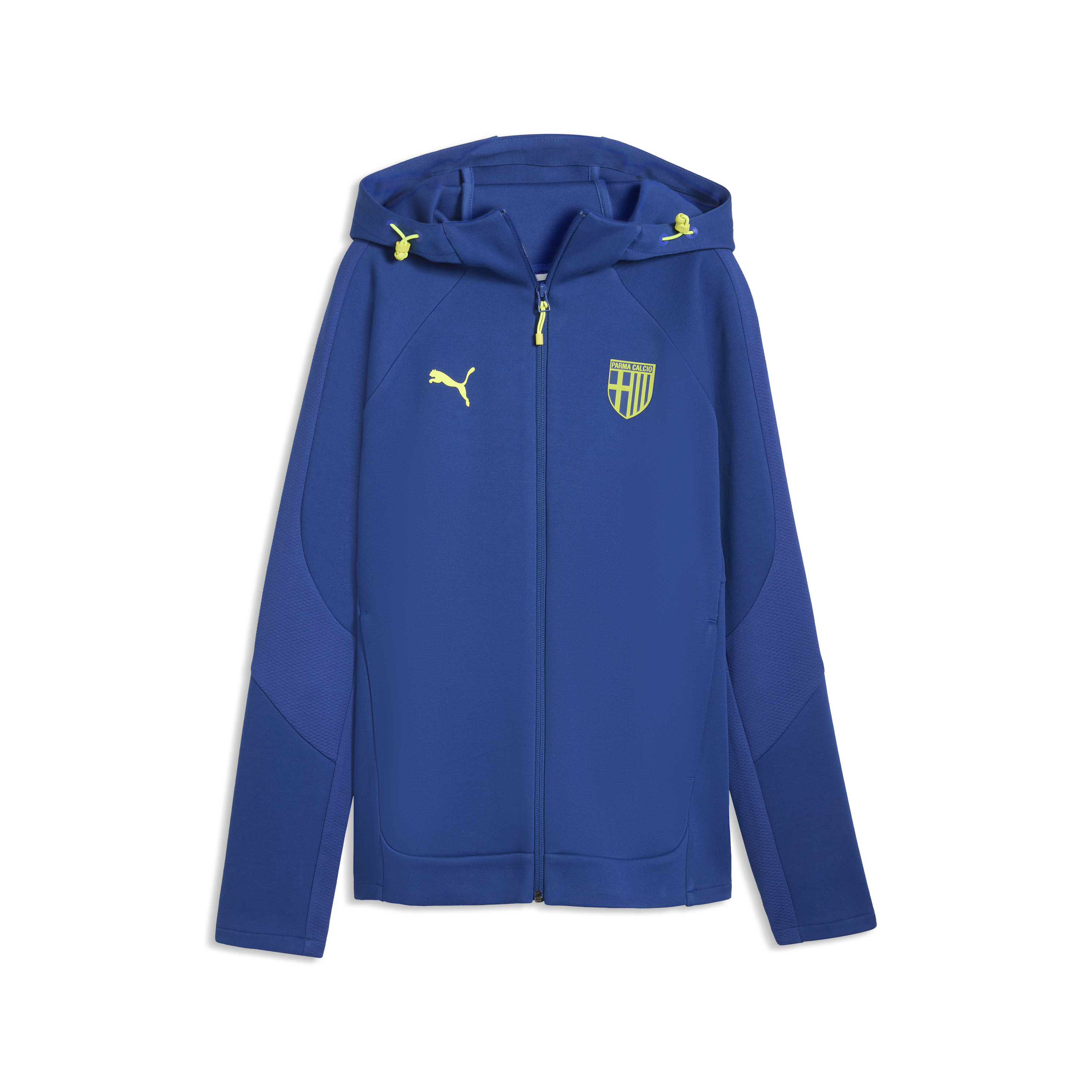 Felpa Woman Hooded Evostripe Zip Clyde Royal-Lemon Crush - Parma Calcio