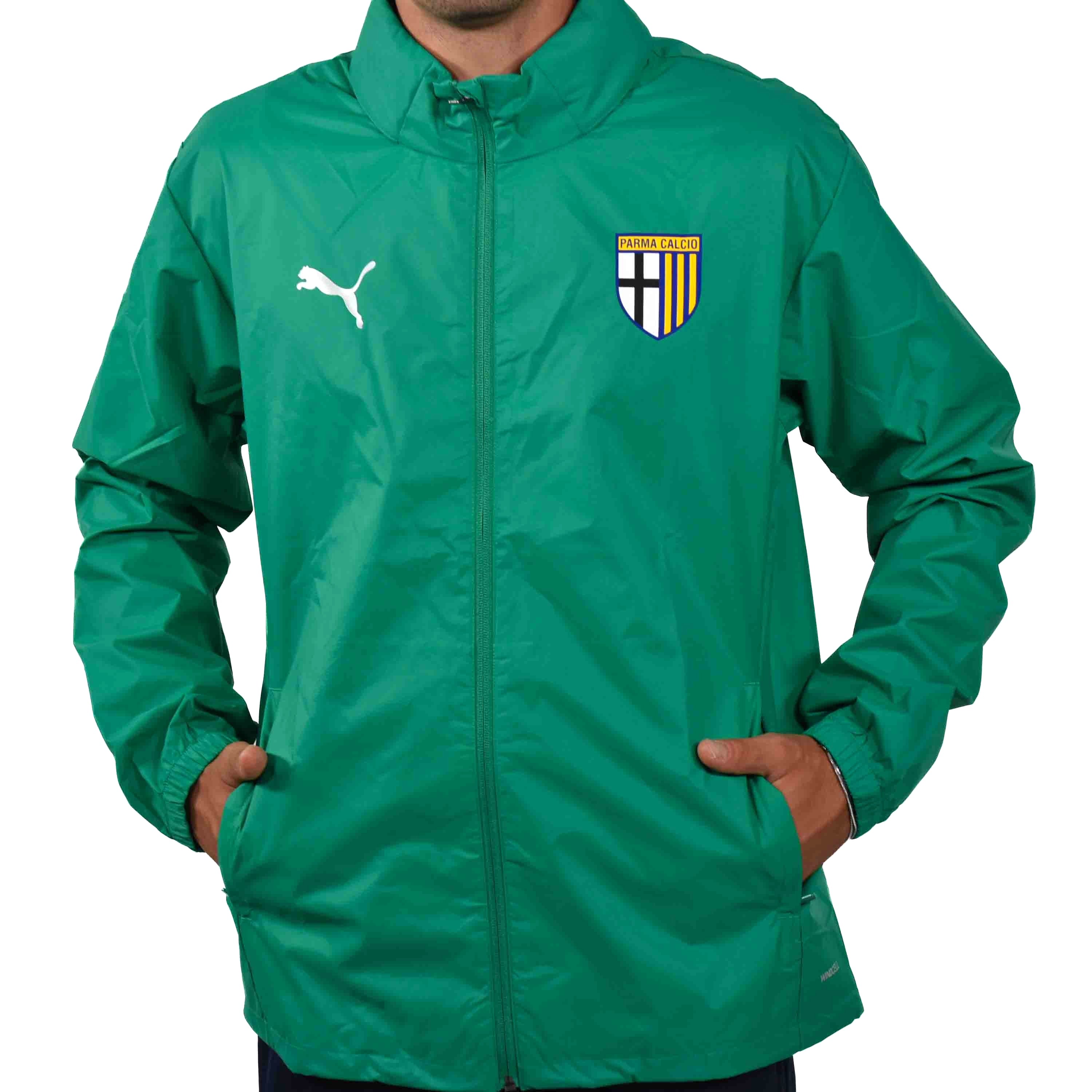 Giubbino Training Antipioggia Sport Green - Parma Calcio