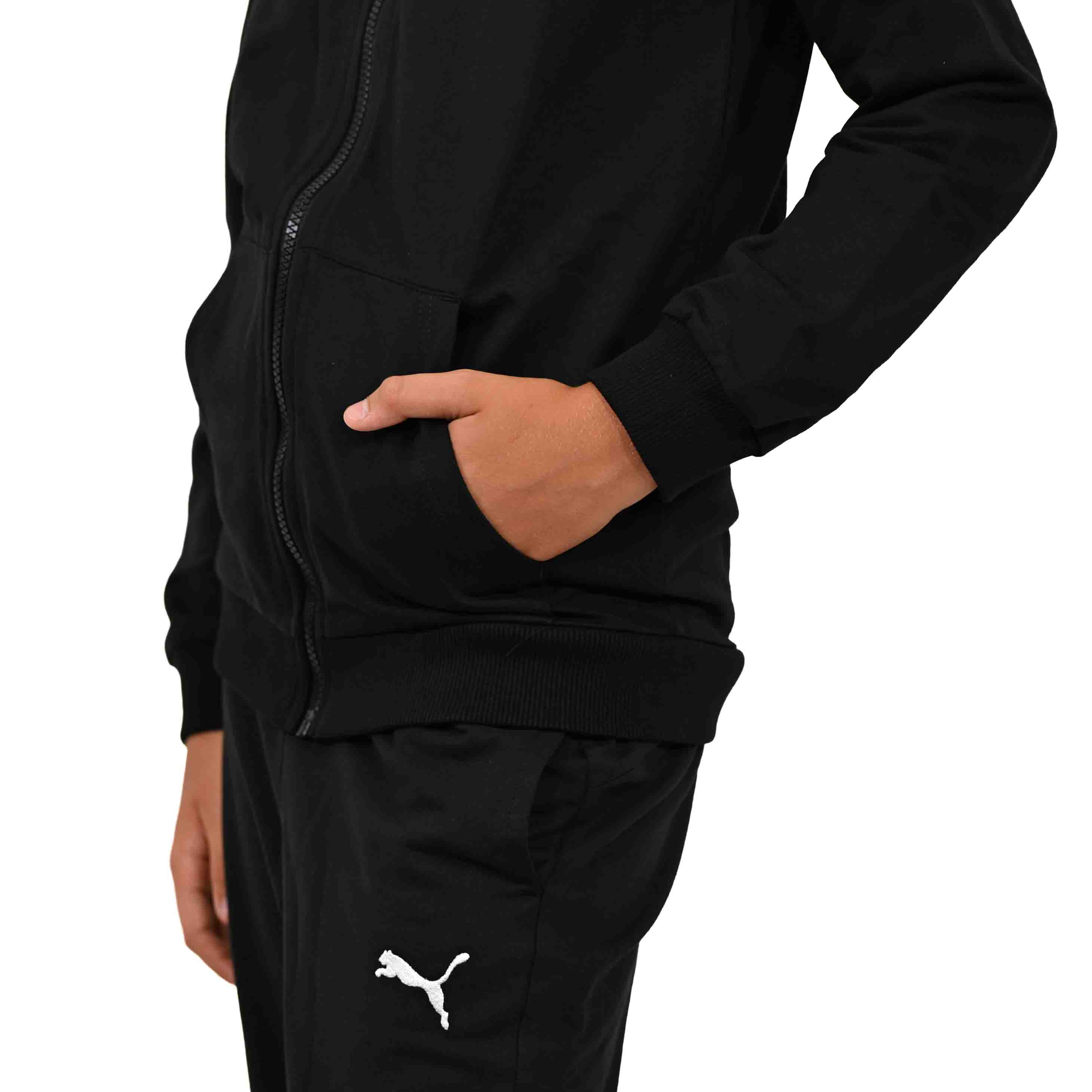Felpa Junior Hooded Casuals Zip Nera - Parma Calcio
