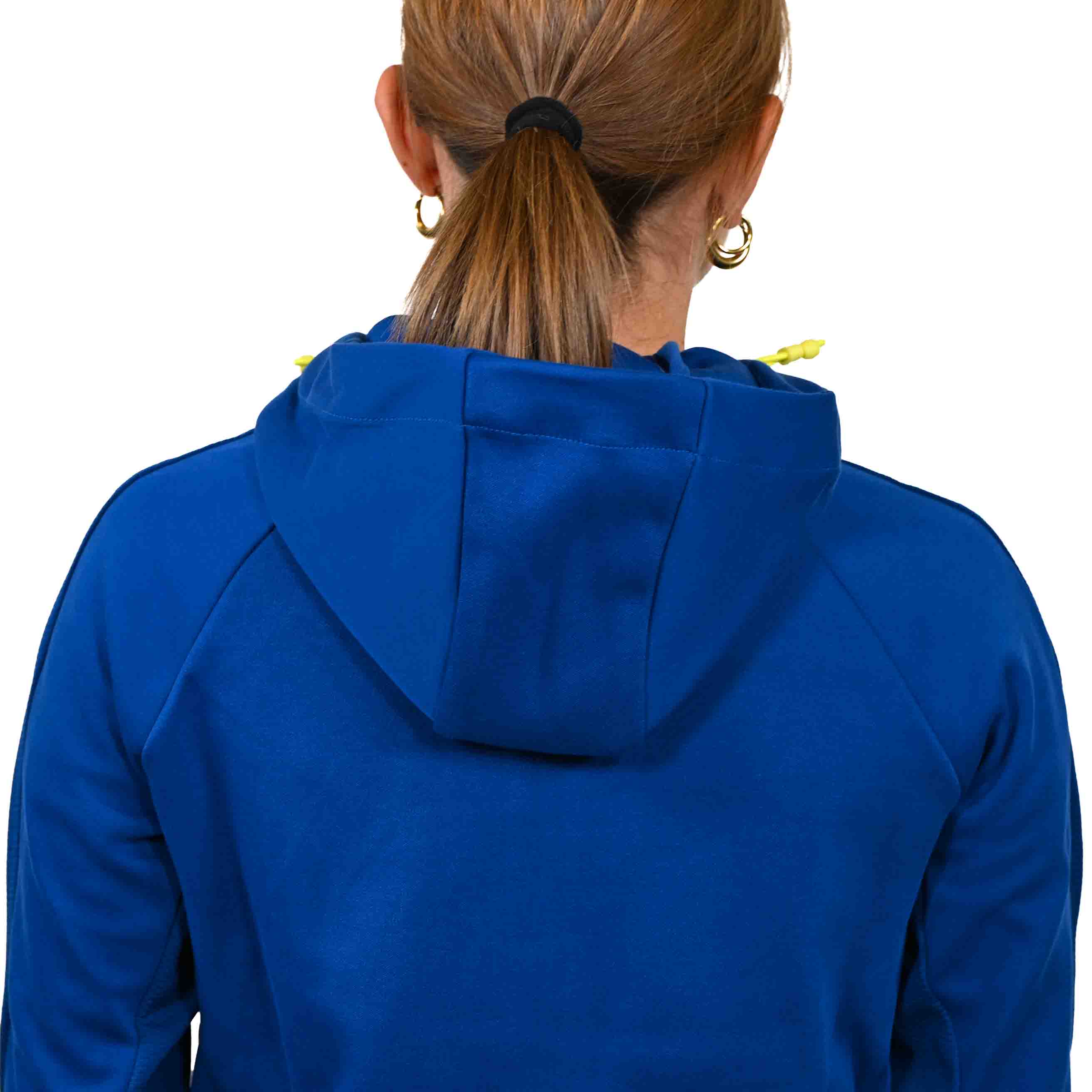 Felpa Woman Hooded Evostripe Zip Clyde Royal-Lemon Crush - Parma Calcio