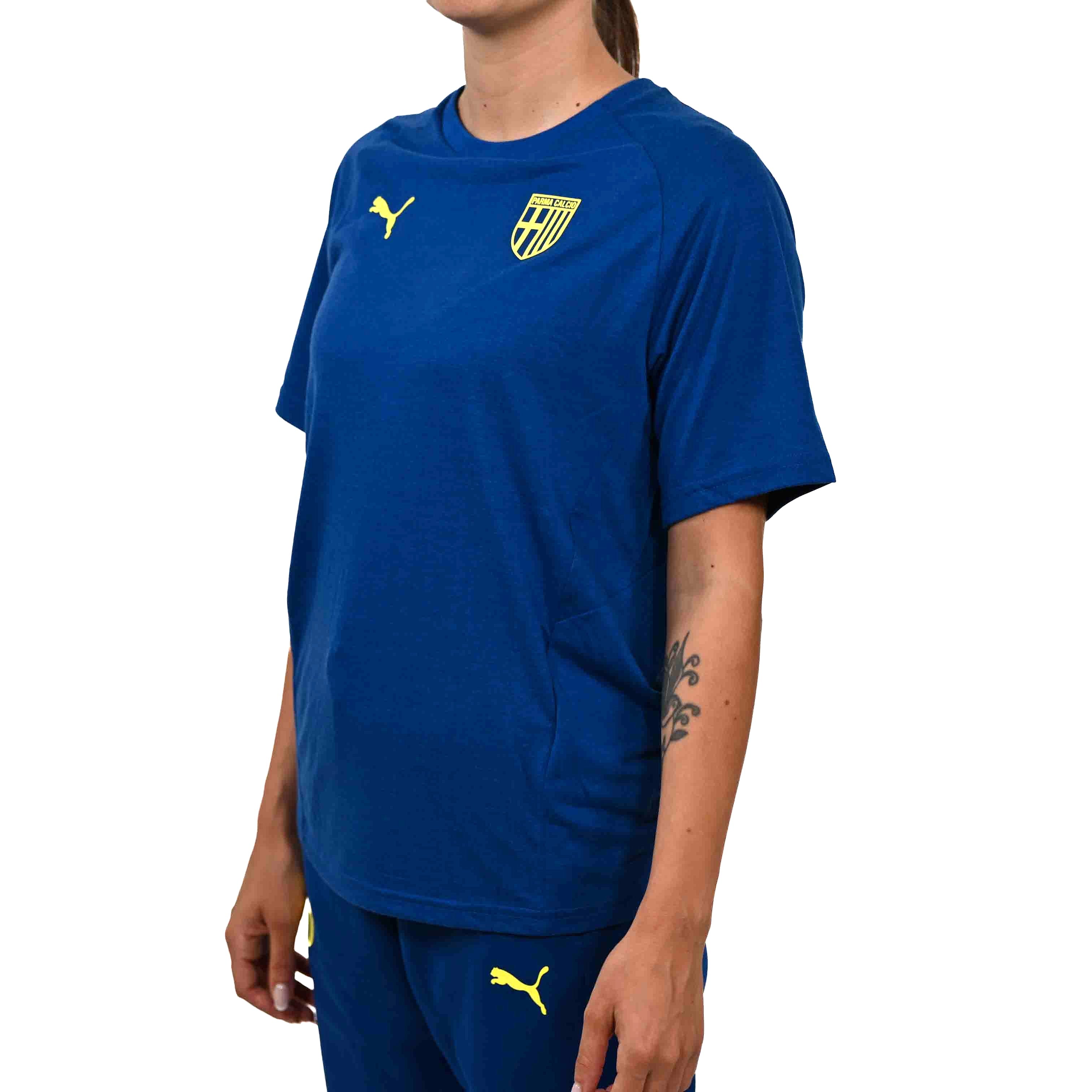 T-Shirt Woman EvoStripe Clyde Royal-Lemon Crush - Parma Calcio