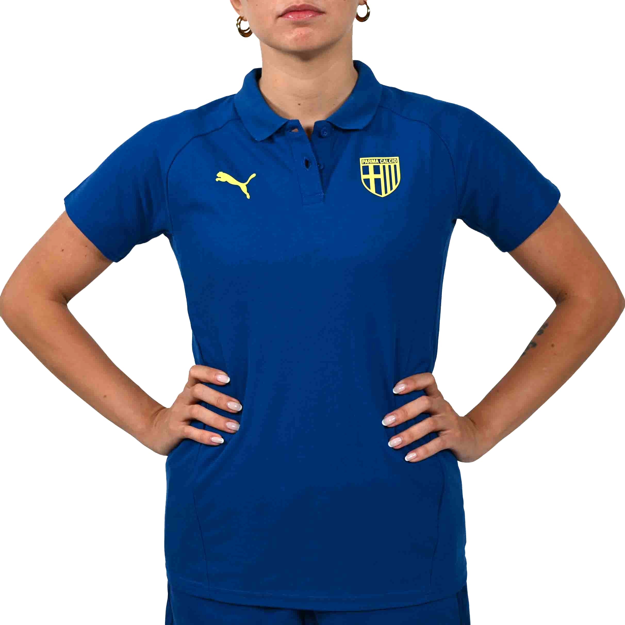 Polo Woman EvoStripe Clyde Royal-Lemon Crush - Parma Calcio