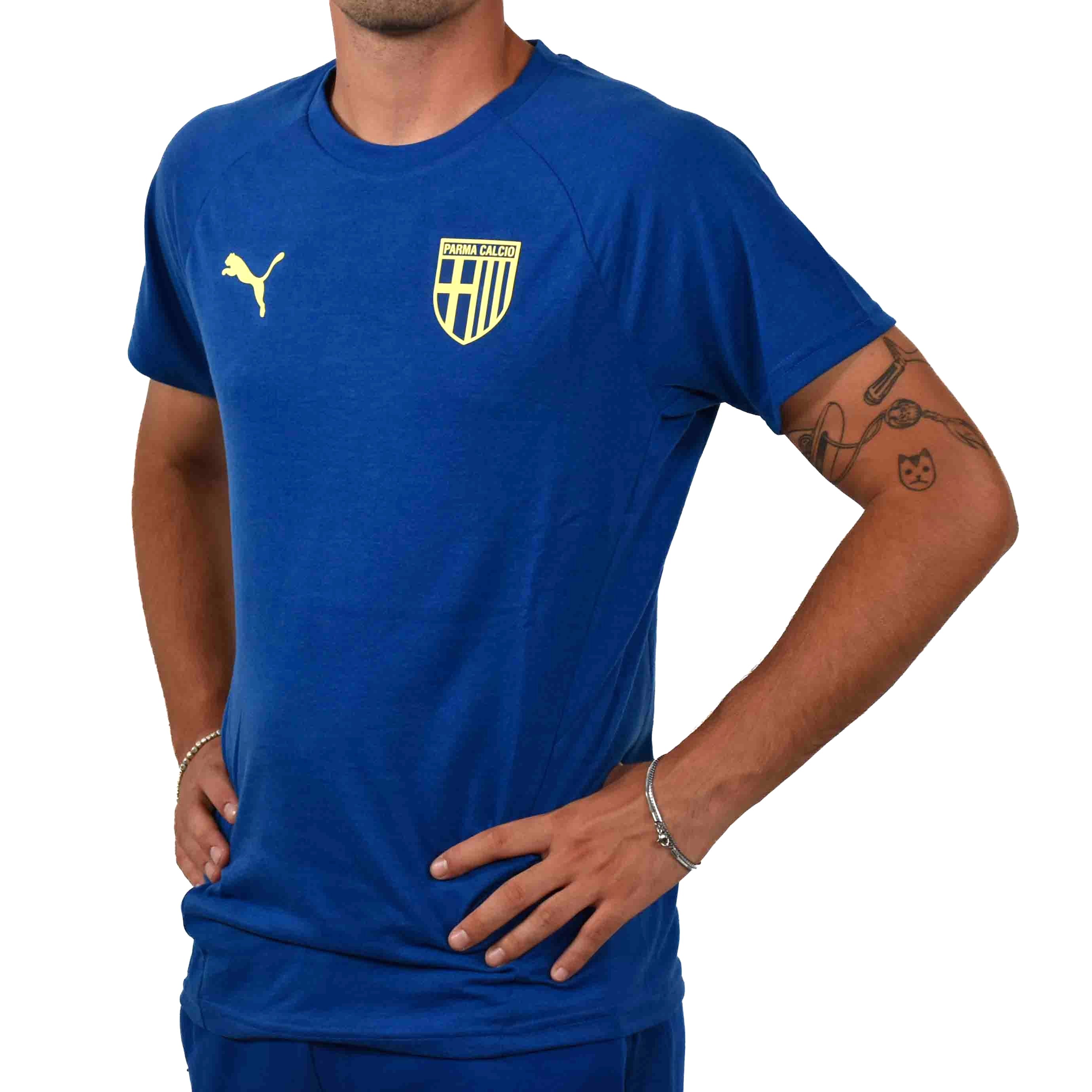 T-Shirt EvoStripe Clyde Royal-Lemon Crush - Parma Calcio