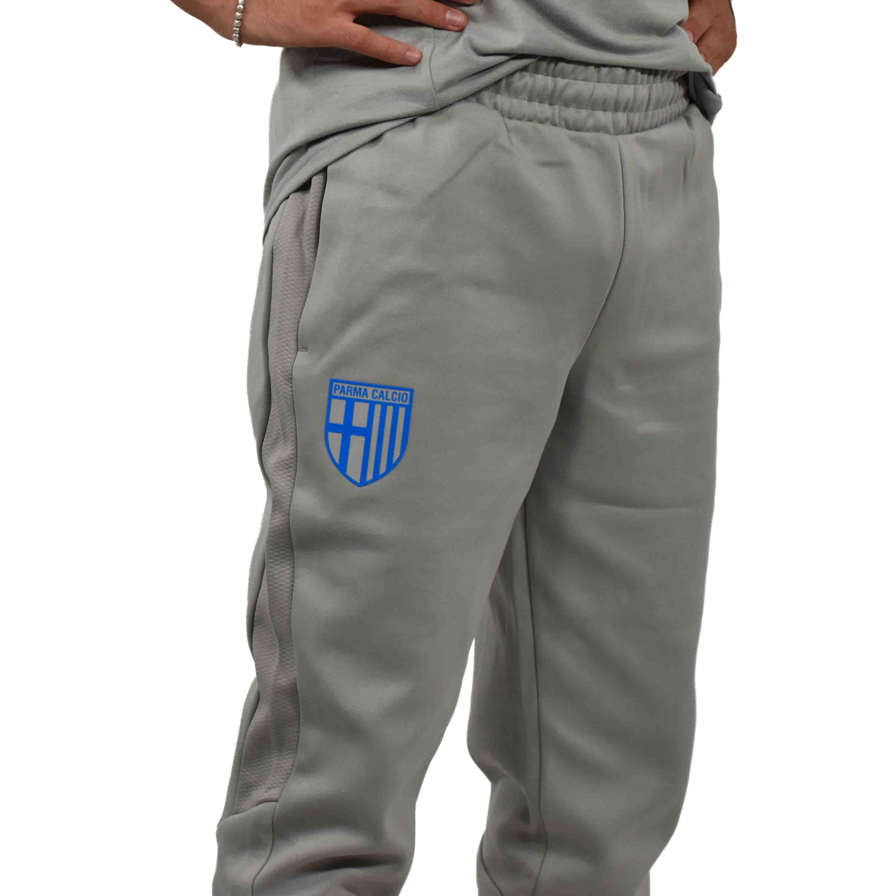 Pantalone EvoStripe Smokey Gray-Ultra Blue - Parma Calcio