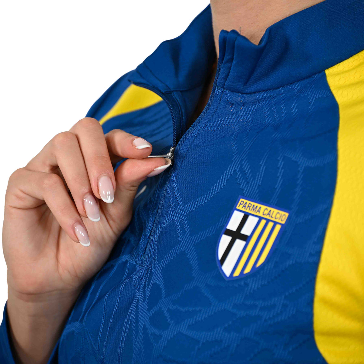 Felpa Woman 1/4 Zip Training Clyde Royal - Faster Yellow - Parma Calcio