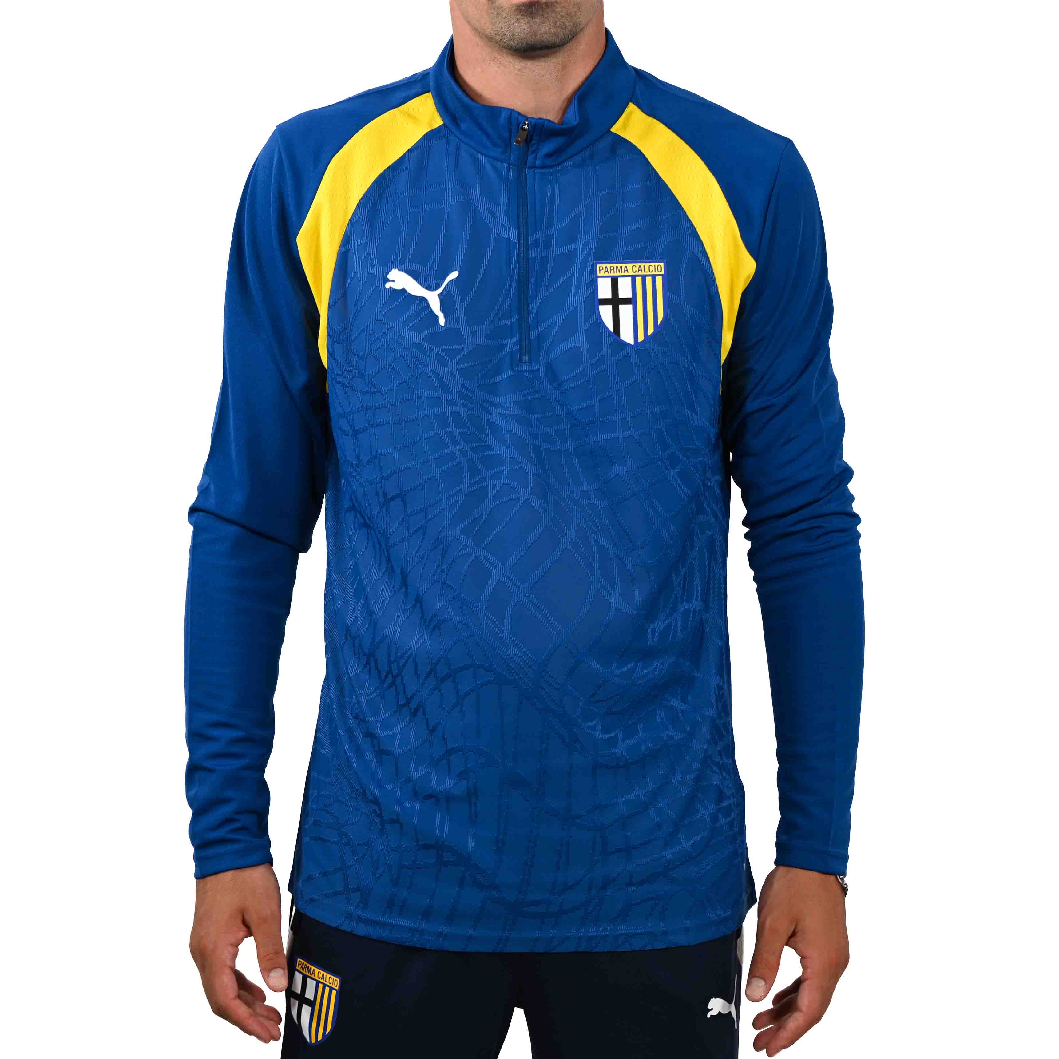 Felpa 1/4 Zip Training Clyde Royal - Faster Yellow - Parma Calcio