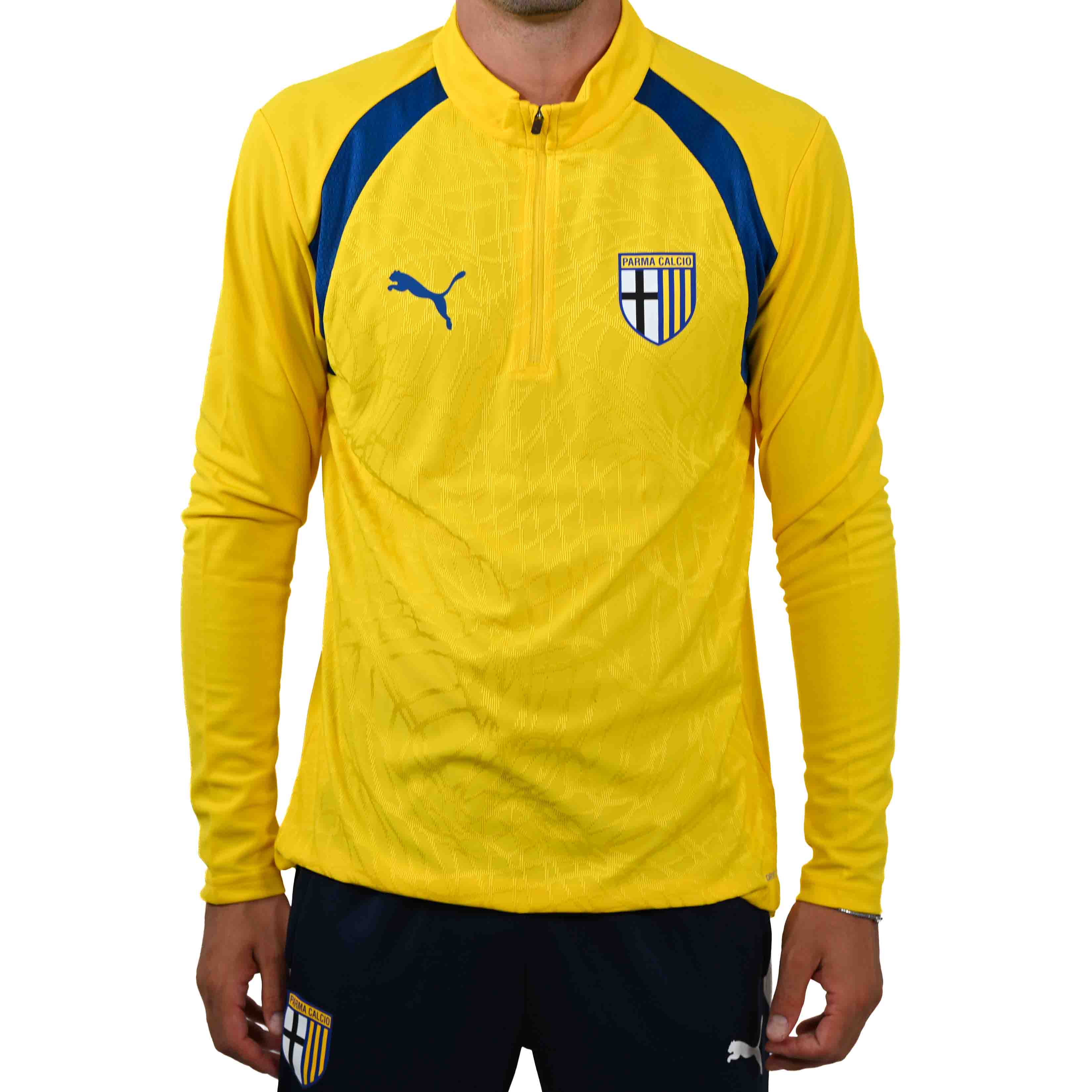 1/4 Zip Training Faster Yellow-Clyde Royal Sweatshirt - Parma Calcio