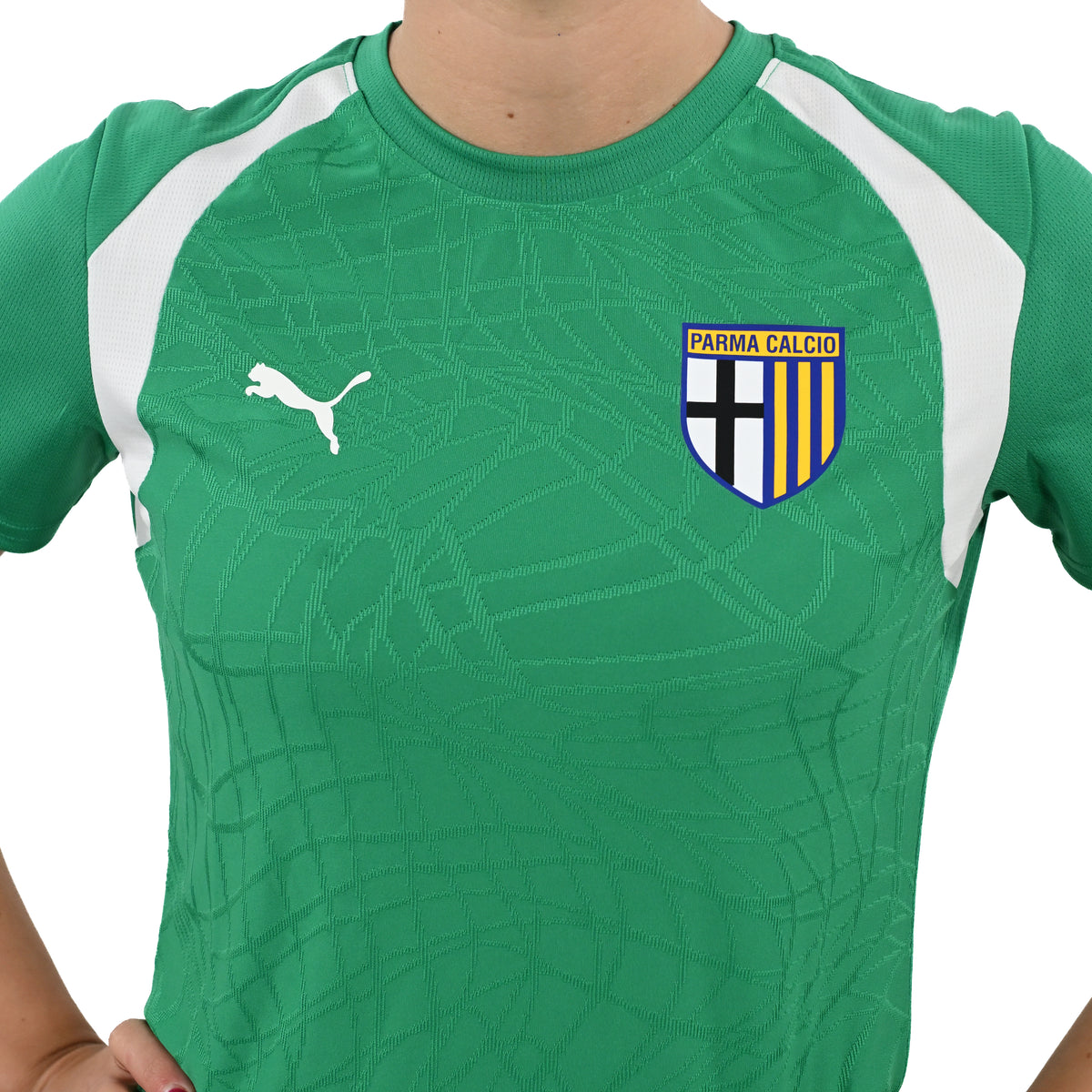 Woman Green Sport Training Shirt - Parma Calcio