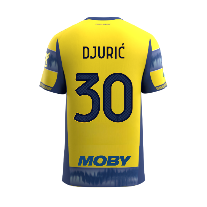 Maglia Junior Gara Parma Calcio Away 25/26 Djurić 30