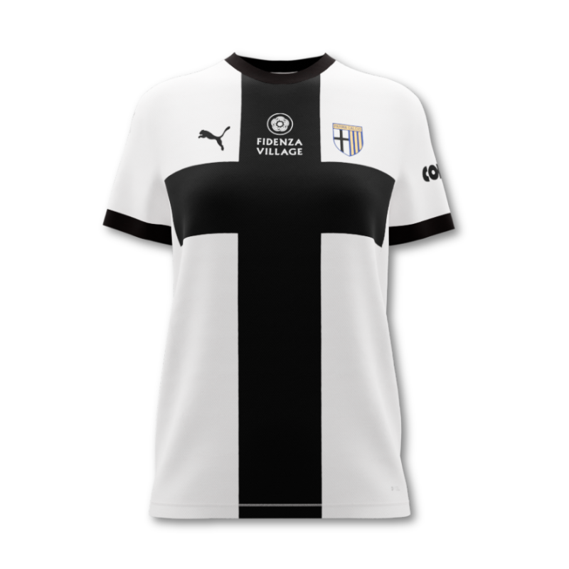 immagine modello 3D maglia gara home donna Parma Calcio