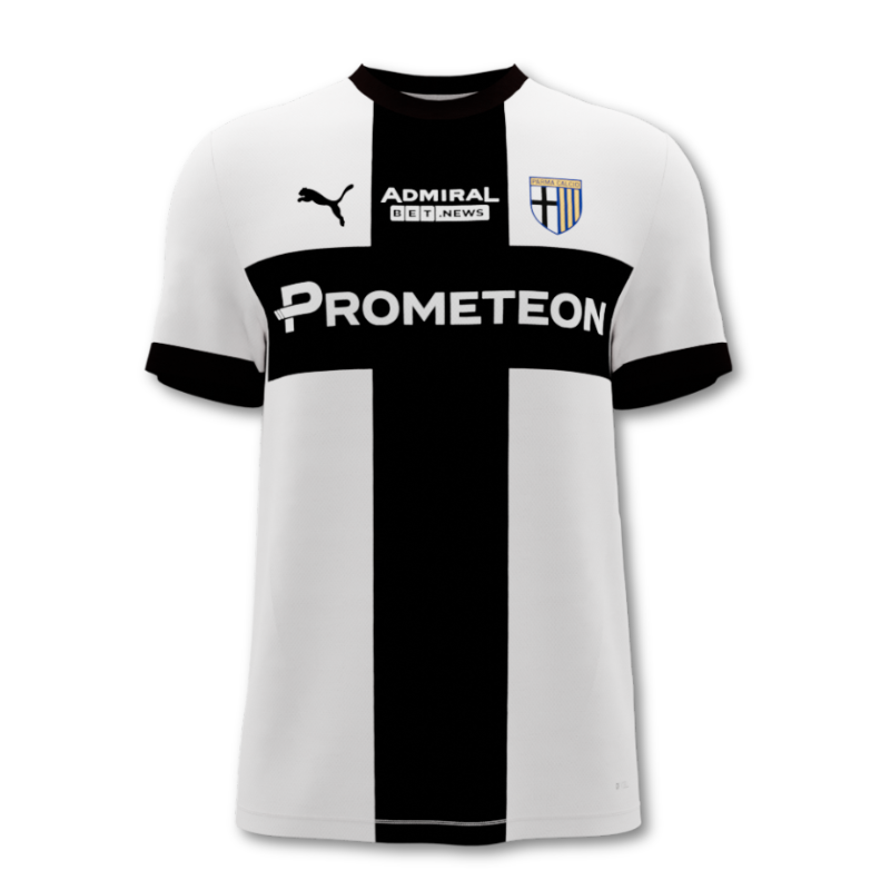 immagine modello 3D maglia gara home uomo parma Calcio