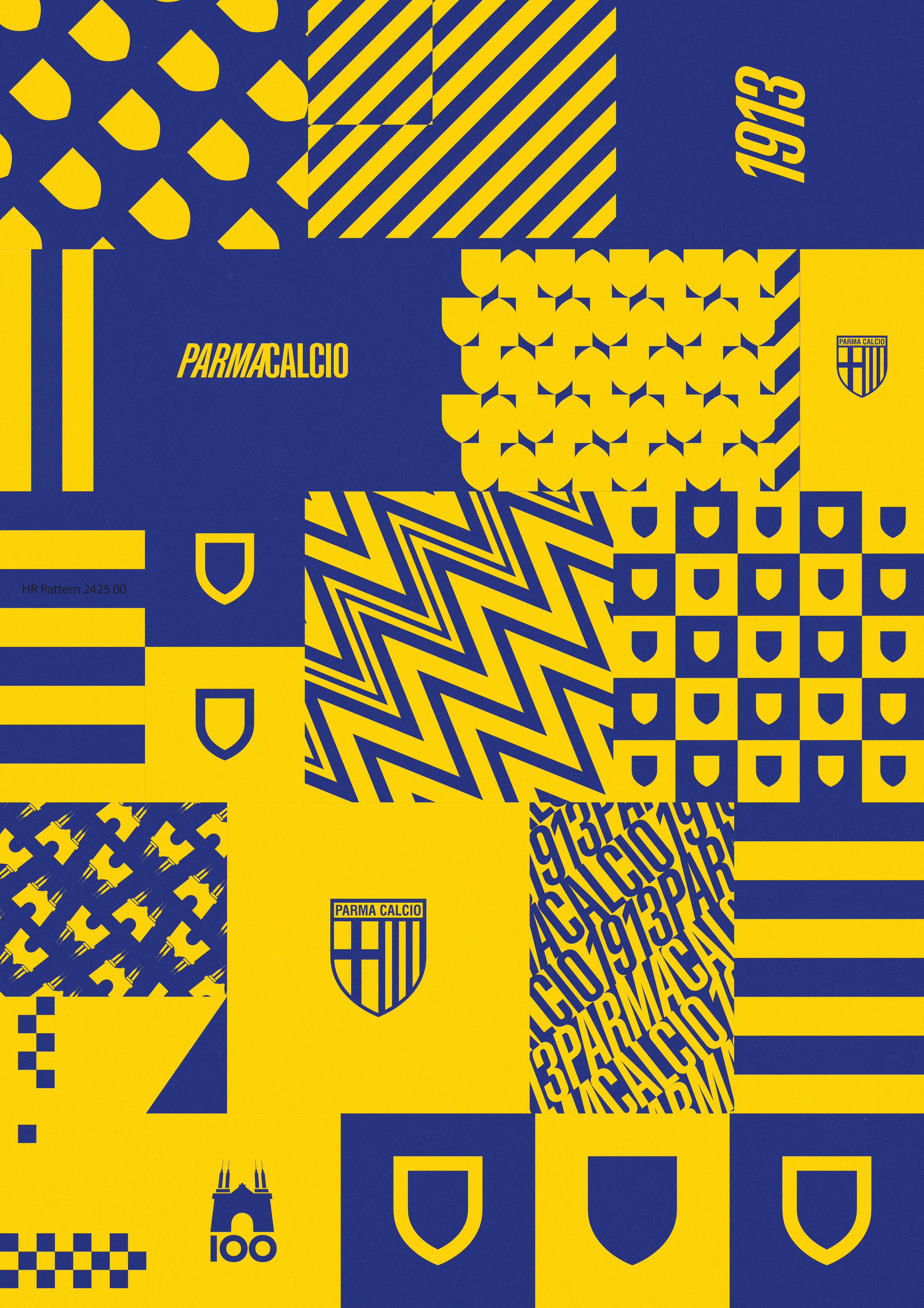 texture giallo blu parma calcio