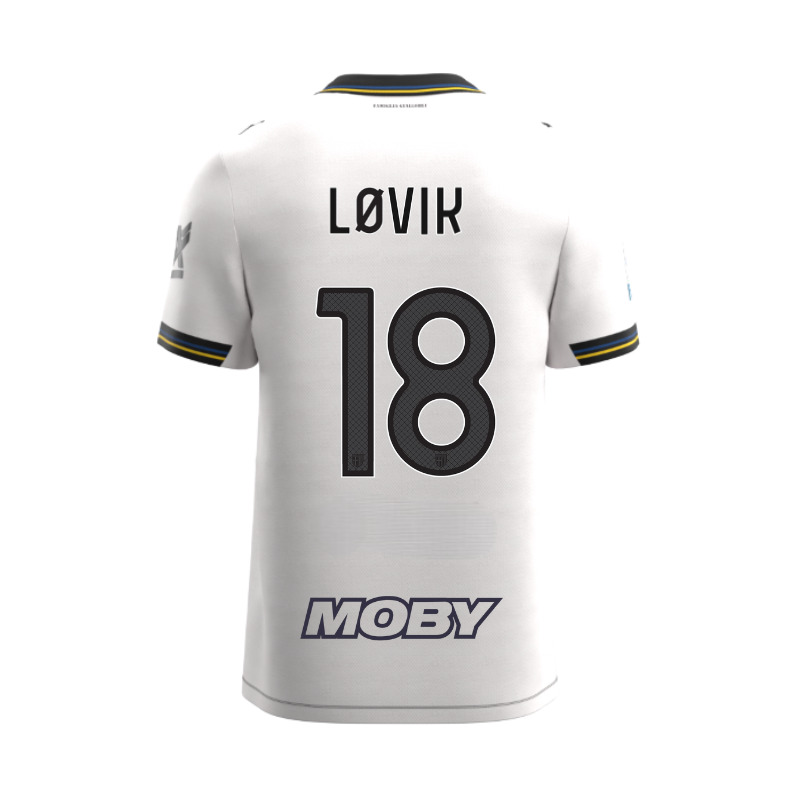 Maglia Junior Gara Parma Calcio Home 25/26 Løvik 18