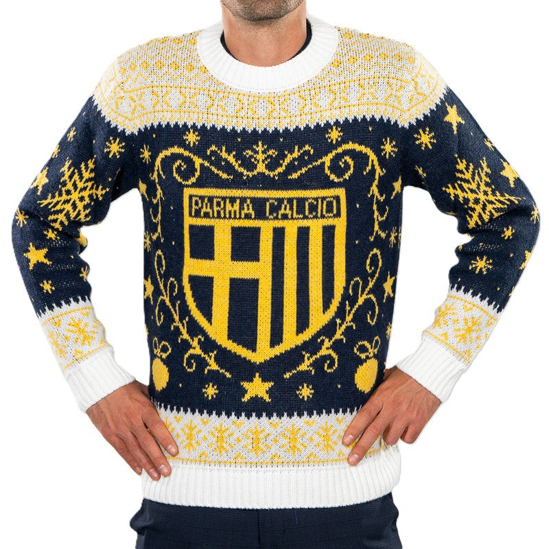 Maglione di Natale Blu e Bianco 25/26 - Parma Calcio