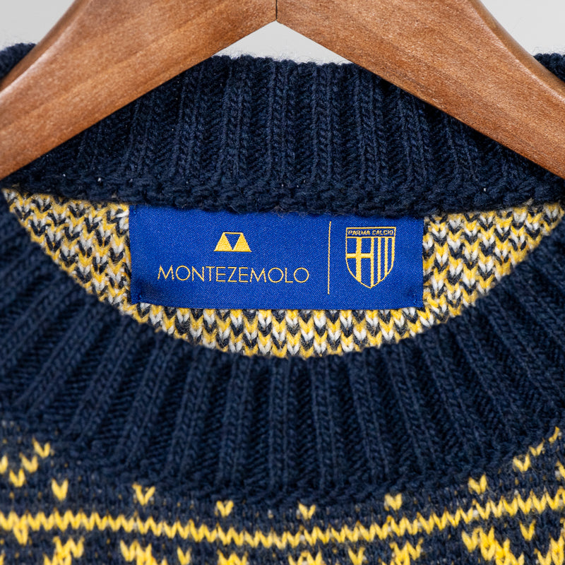 Blue and White Christmas Sweater 25/26 - Parma Calcio