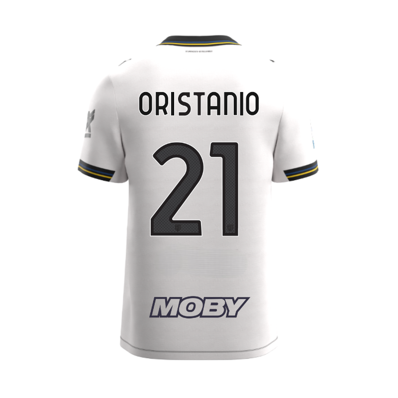 Junior Home Match Jersey Parma Calcio 25/26 Oristanio 21