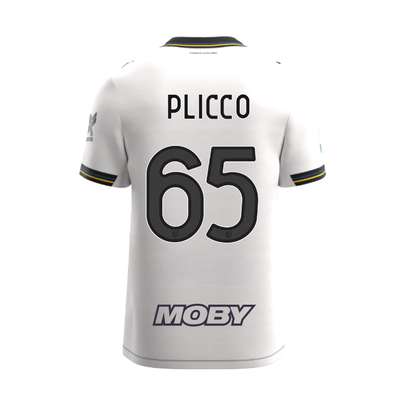 Junior Home Match Jersey Parma Calcio 25/26 Plicco 65