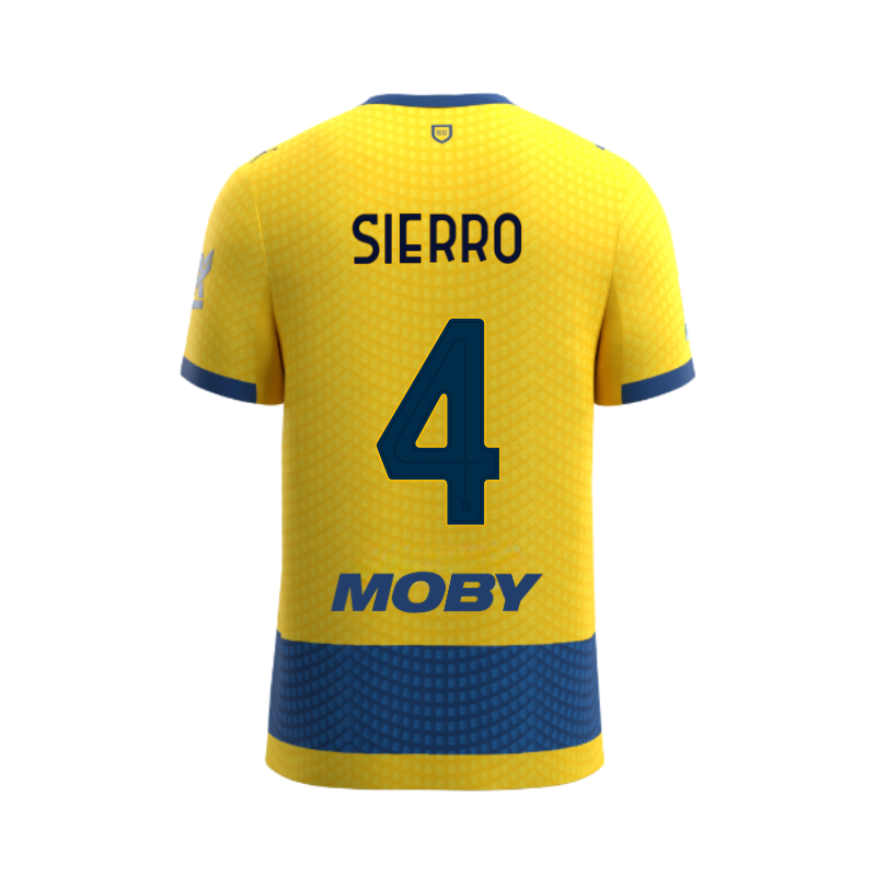 Parma Calcio 26/27 Junior Away Match Jersey Sierro 4