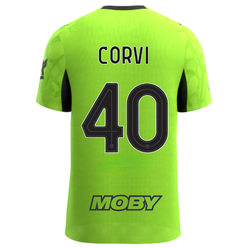 Parma Calcio 26/27 Green Glare Goalkeeper Match Jersey Corvi 40