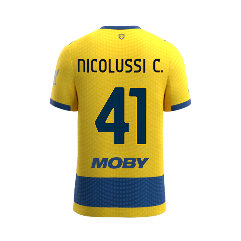Maglia Junior Parma Calcio Gara Away 26/27 Nicolussi Caviglia 41