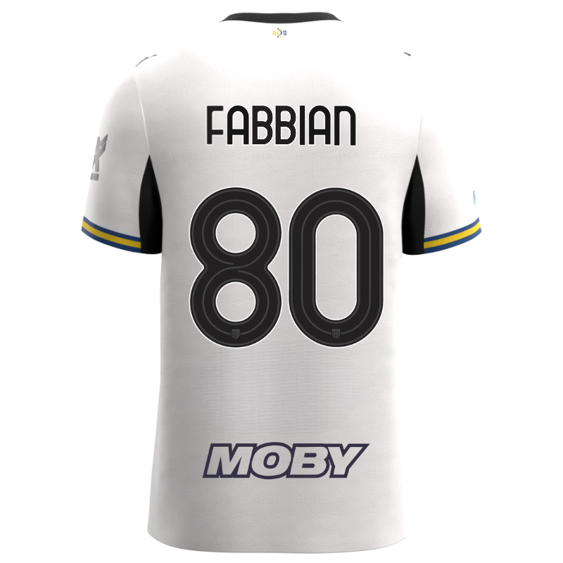 Maglia Parma Calcio Gara Home 26/27 Fabbian 80