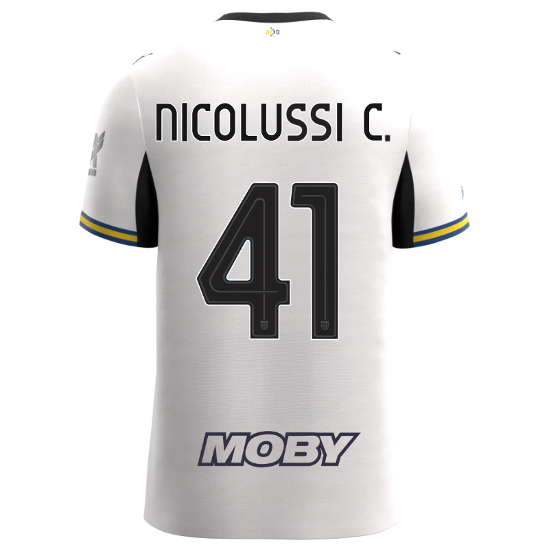 Parma Calcio Home Match Jersey 26/27 Nicolussi Caviglia 41