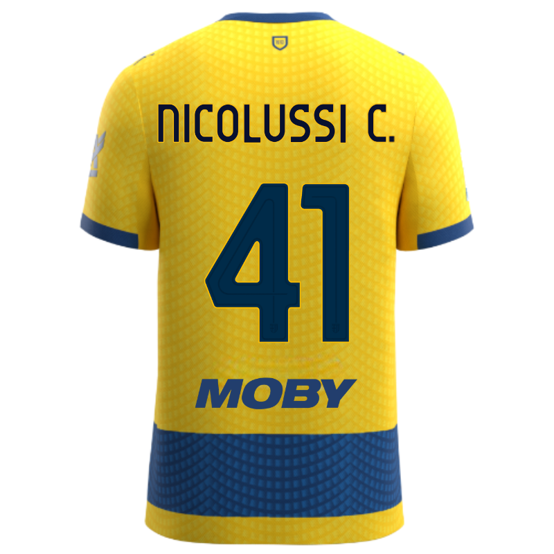 Maglia Parma Calcio Gara Away 26/27 Nicolussi Caviglia 41