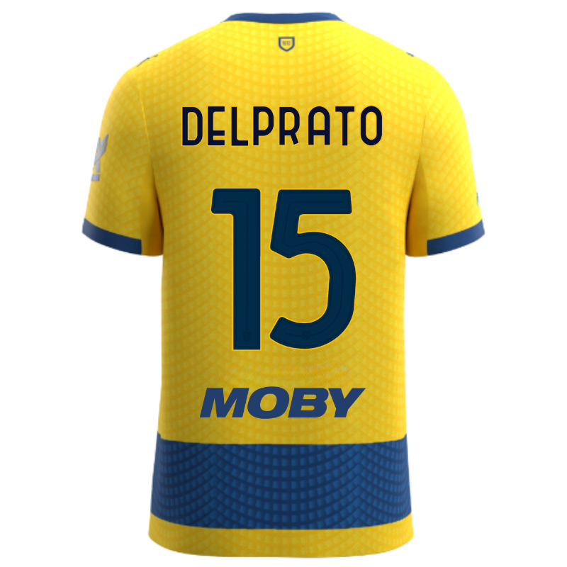 Parma Calcio 26/27 Away Match Jersey Delprato 15