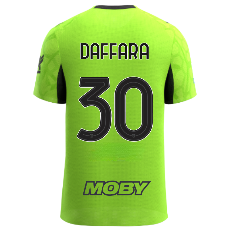 Parma Calcio 26/27 Green Glare Goalkeeper Match Jersey Daffara 30