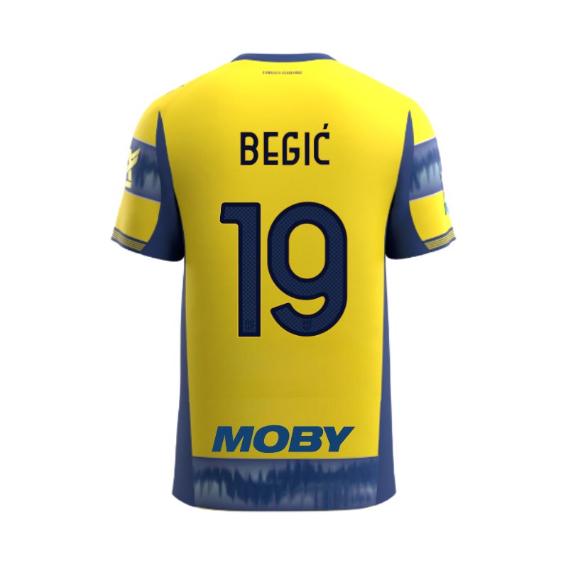 Junior Away Match Jersey Parma Calcio 25/26 Begić 19