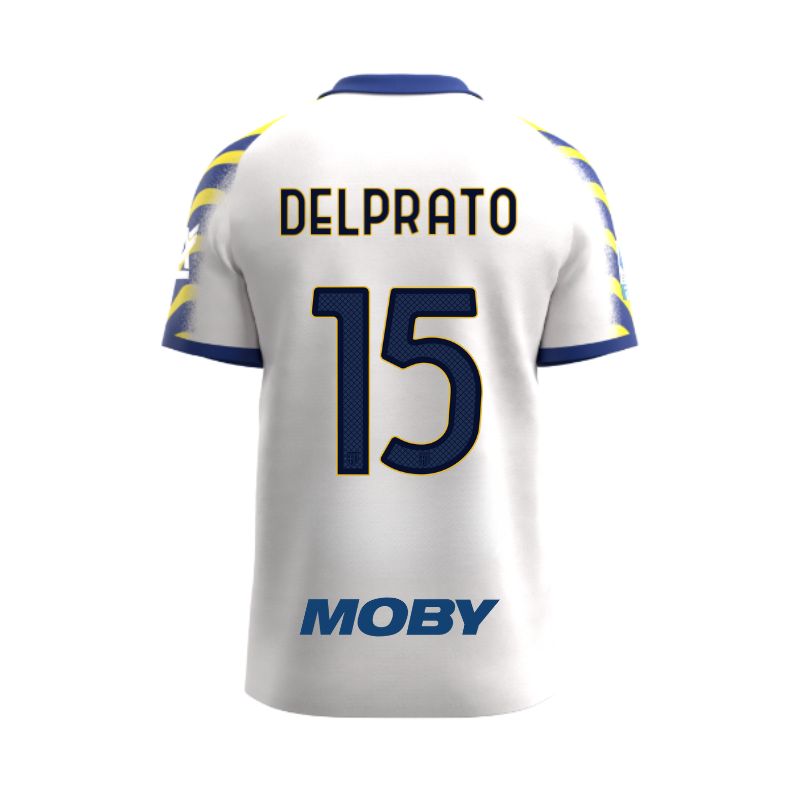 Maglia Junior Gara Parma Calcio Third 25/26 Delprato 15