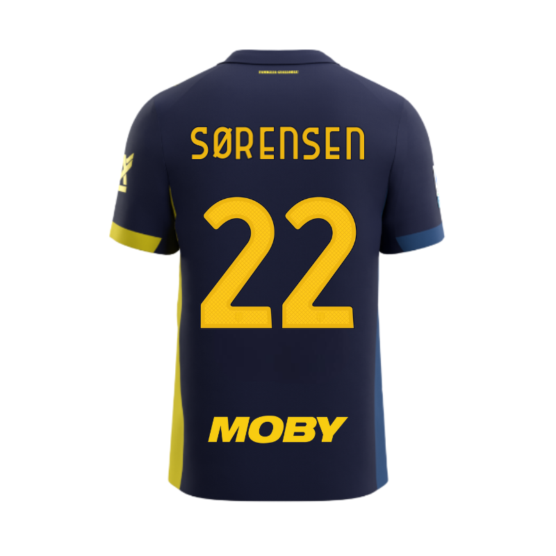 Maglia Junior Gara Parma Calcio Fourth 25/26 Sørensen 22