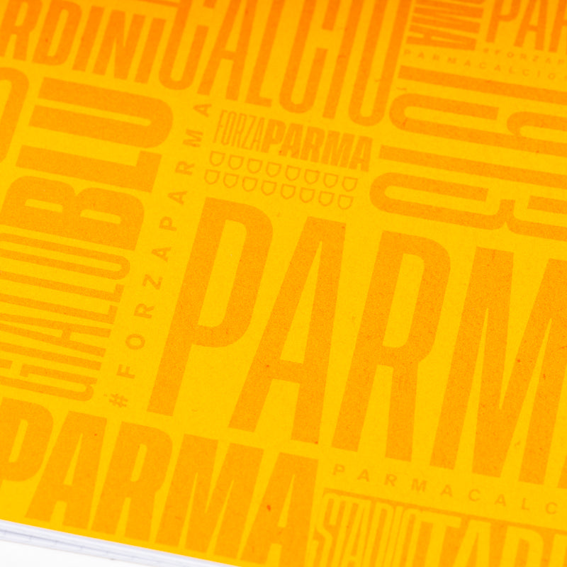 Quaderno a quadretti texture gialla - Parma Calcio