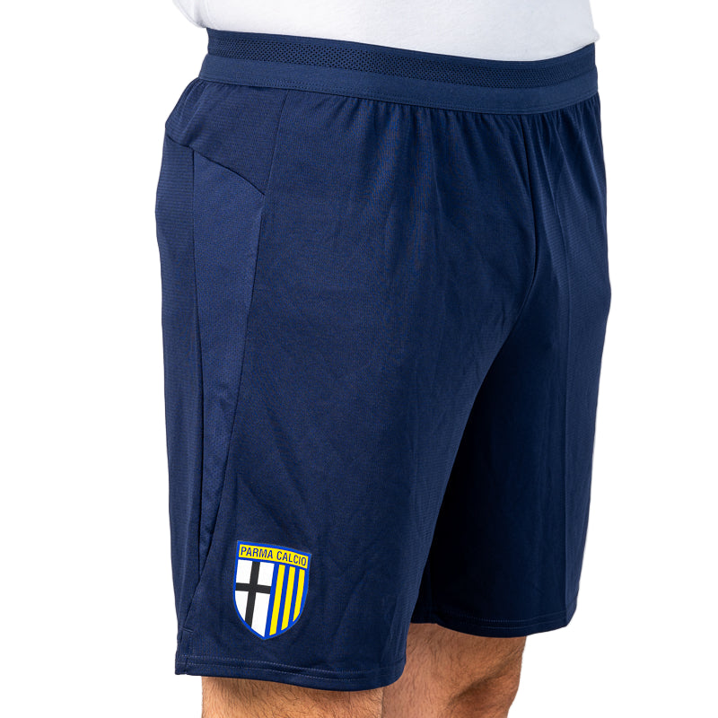 Navy Blue Player Training Shorts - Parma Calcio 