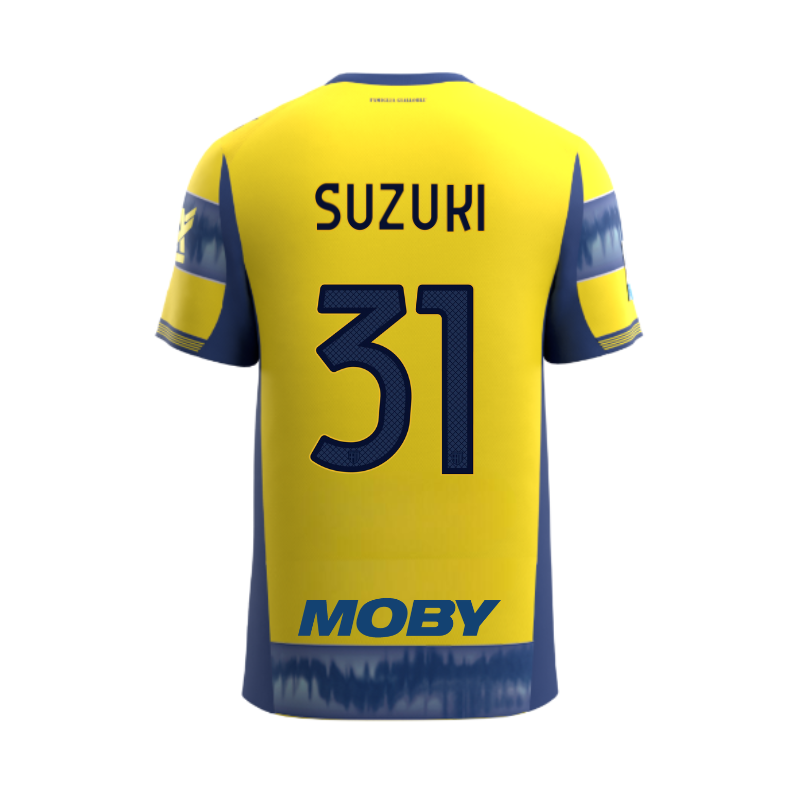 Maglia Junior Gara Parma Calcio Away 25/26 Suzuki 31