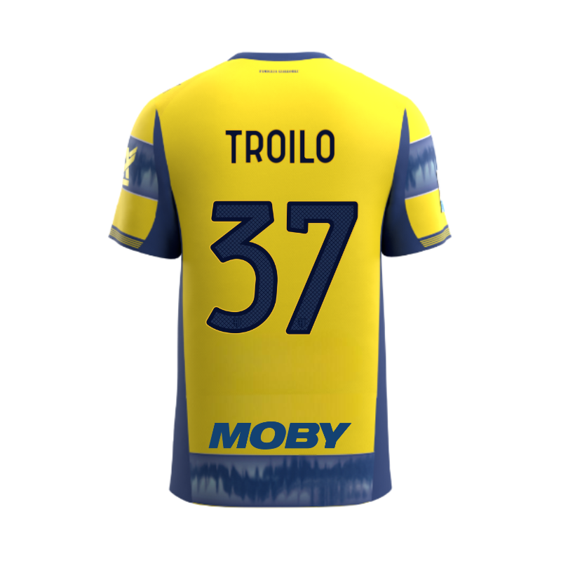 Maglia Junior Gara Parma Calcio Away 25/26 Troilo 37